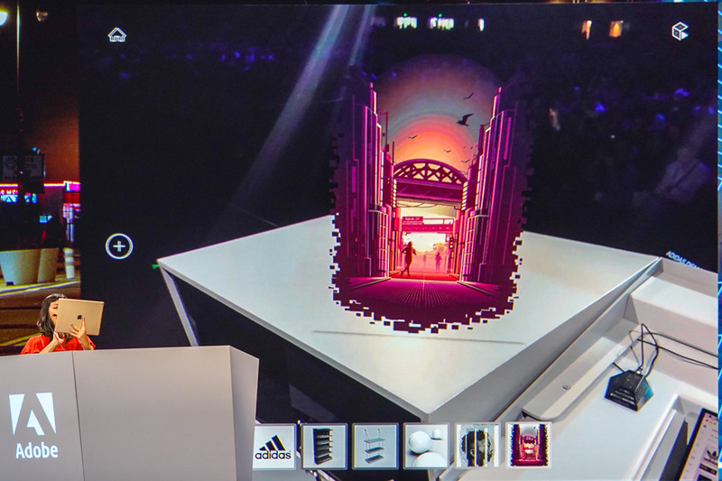 PhotoshopのPSDファイルを読み込んでレイヤーに奥行きを持たせてARコンテンツとして利用するデモ、あっけないぐらい簡単にARコンテンツを作ることができる