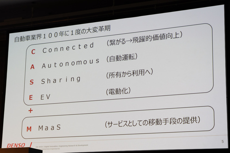 自動車業界で起きている大変革「CASE」とMaaS