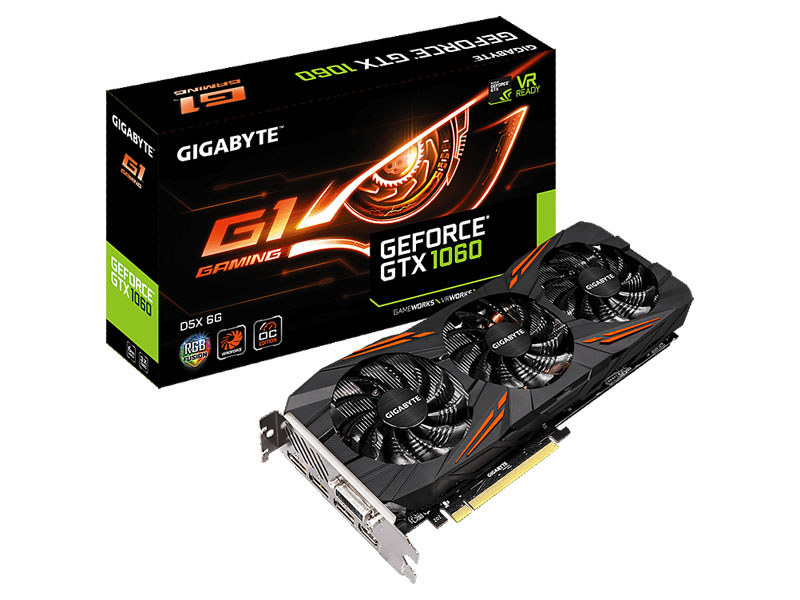 GeForce GTX 1060 G1 Gaming D5X 6G