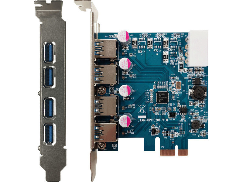 USB 3.0搭載のインターフェイス拡張カード「USB3.0RA-P4-PCIE」