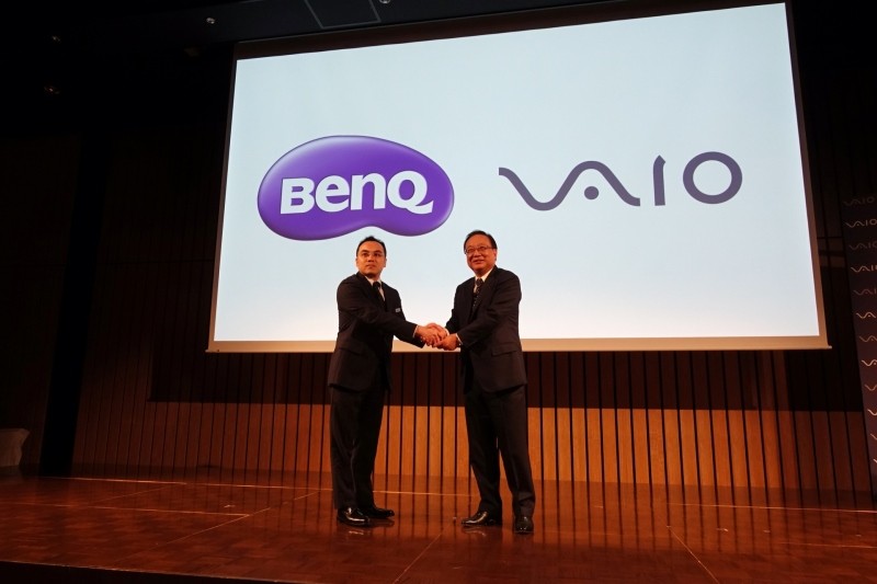 業務提携するBenQ Asia Pacific Corporation Presidentのジェフリー・リアン氏も登場