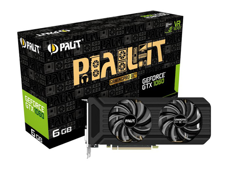 Palit GeForce GTX 1060 GamingPro OC+