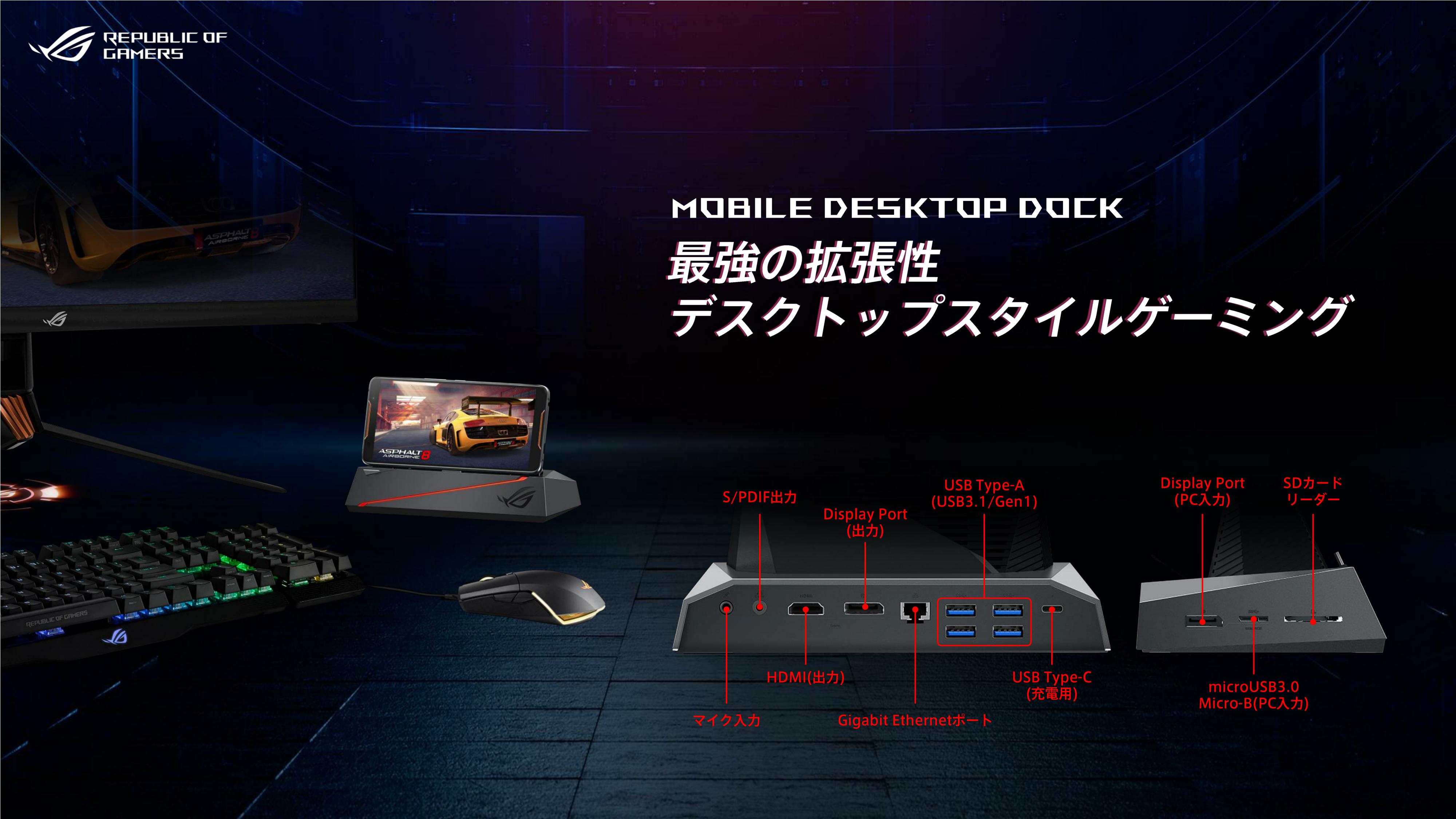 Mobile Desktop Dock