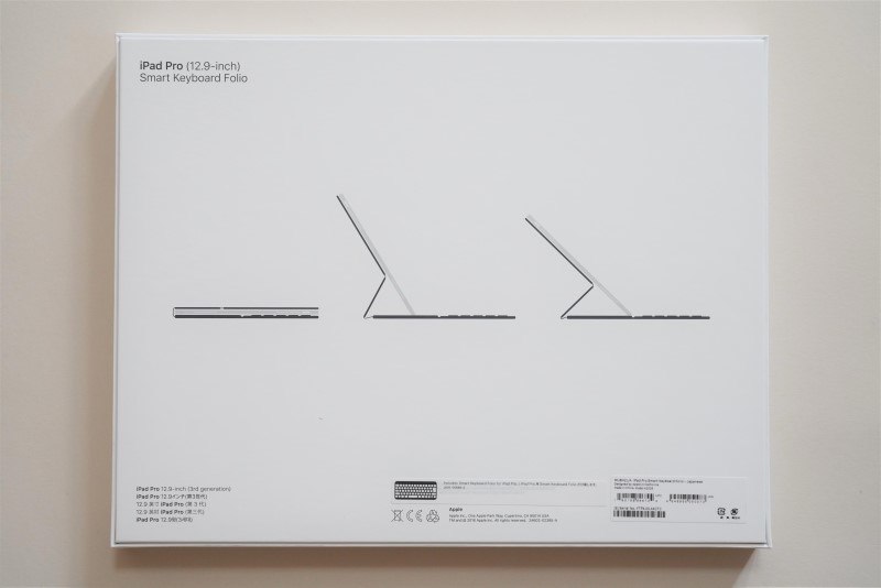 Smart Keyboard Folioパッケージ背面