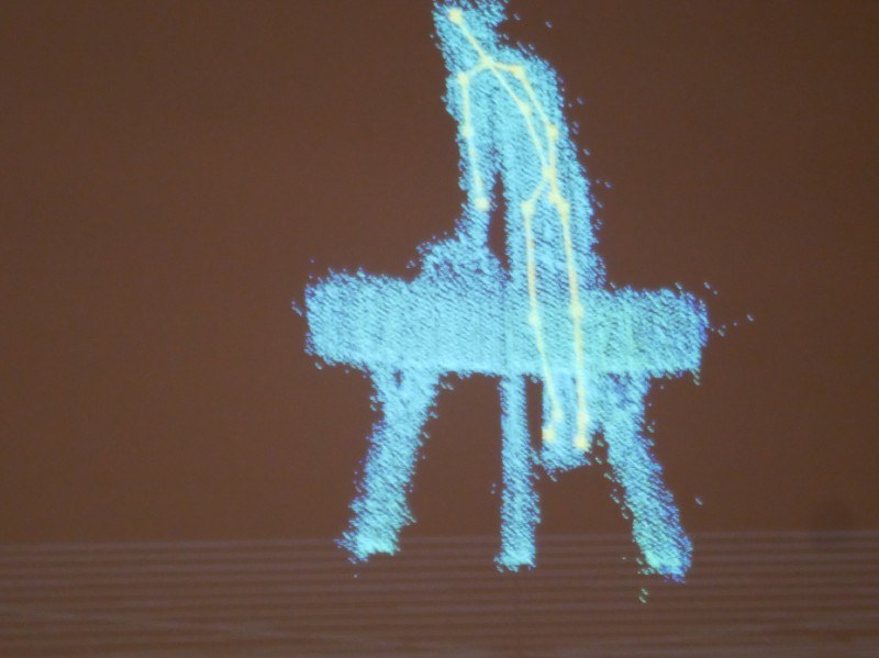 リアルタイムで骨格の動きを捉えることができる