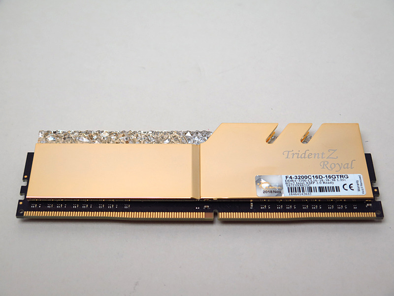 金メッキされたヒートシンク