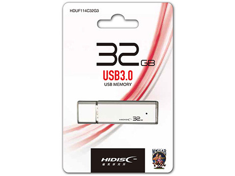 HIDISC USB3.0フラッシュメモリ「HDUF114C32G3」