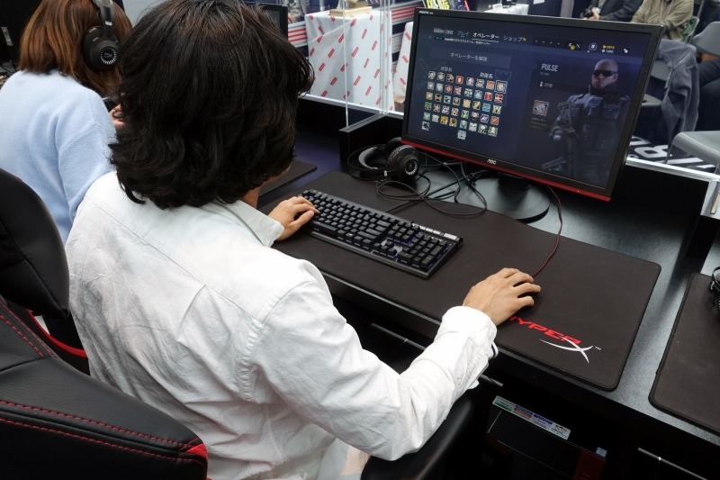 プレイする筆者