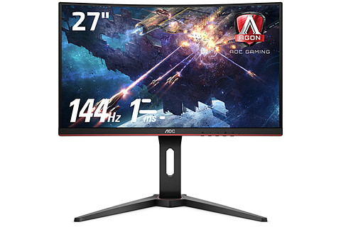 AOC 曲面 32インチ 144Hz ゲーミングモニター AOC、144Hz駆動の曲面フルHDゲーミング液晶ディスプレイ3製品 - PC Watch