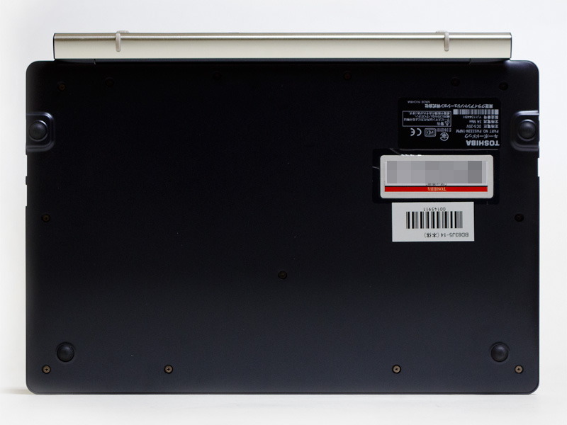 裏面にはゴム足がある