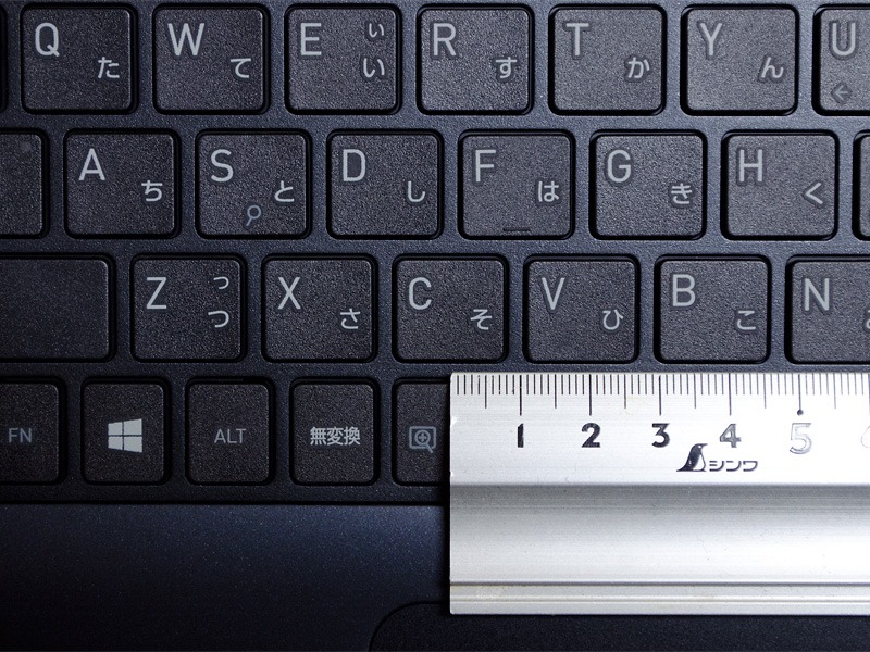 キーピッチは約19mm