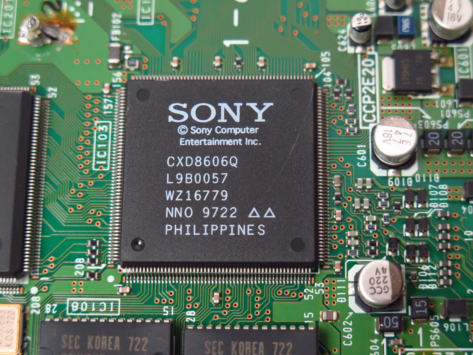 CXD8606QはMIPS R3000AをベースとしたCPUだ