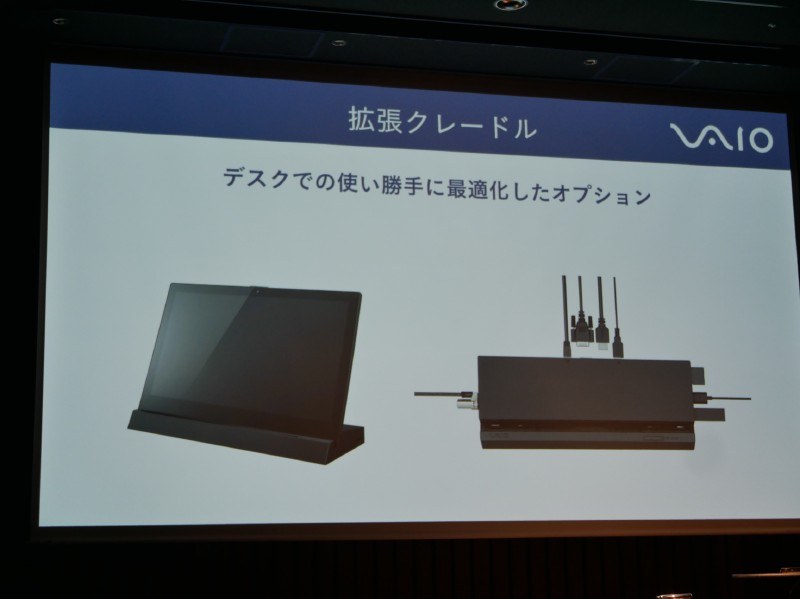 クレードルによってオールラウンダーPCが実現される