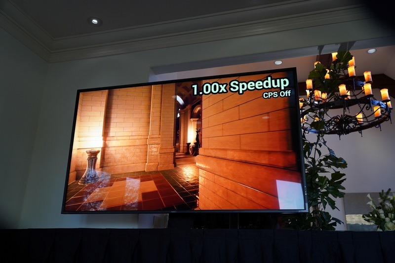 Coarse Pixel Shadingのデモ。シェーディング時の負荷を減らす仕組み