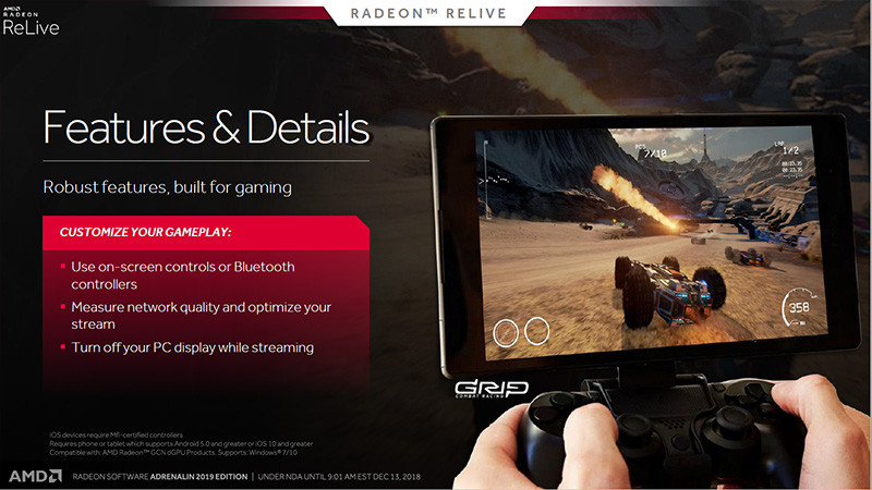 スマートフォン側にBluetoothでコントローラを接続することも可能