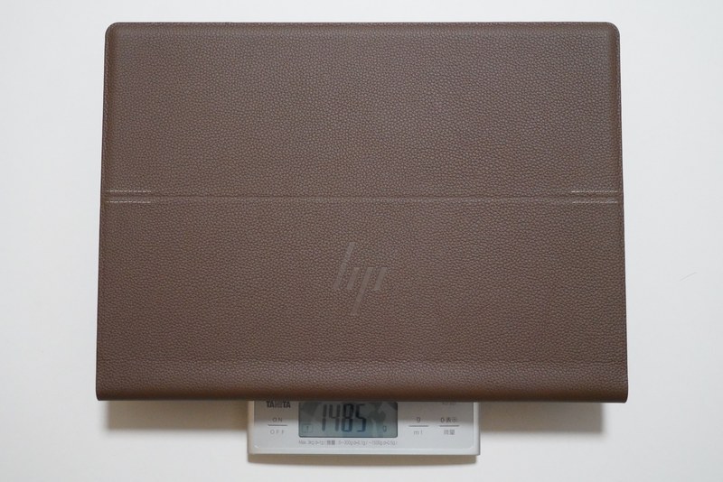 Spectre Folioの実測重量は約1,485g