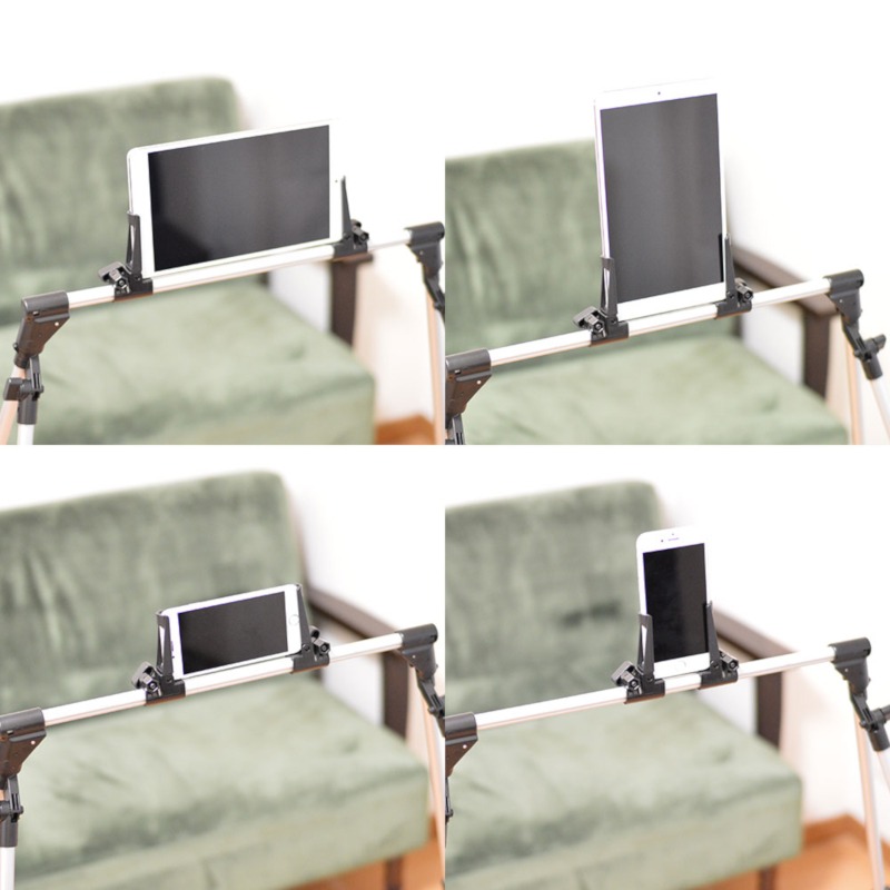 ホルダーはスマートフォンなどの両側面を挟む形で支える