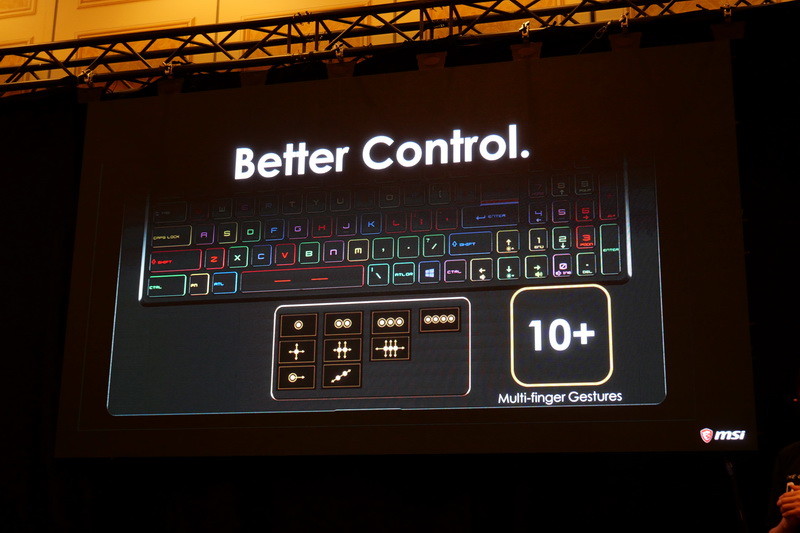 10種類以上のジェスチャー操作に対応