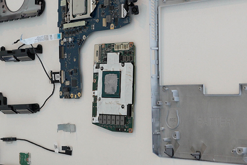 モジュールに搭載されているGeForce RTX 2000シリーズ