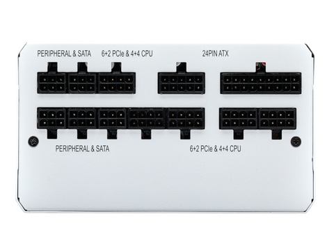 Corsair、白色でセミファンレスの80PLUS GOLD認証電源 - PC Watch