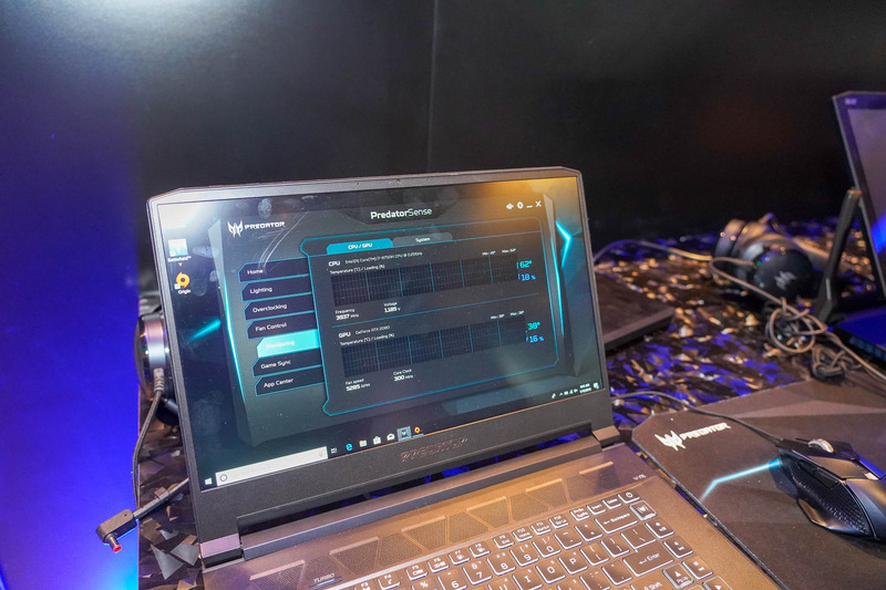 設定ツールのPredator Sense