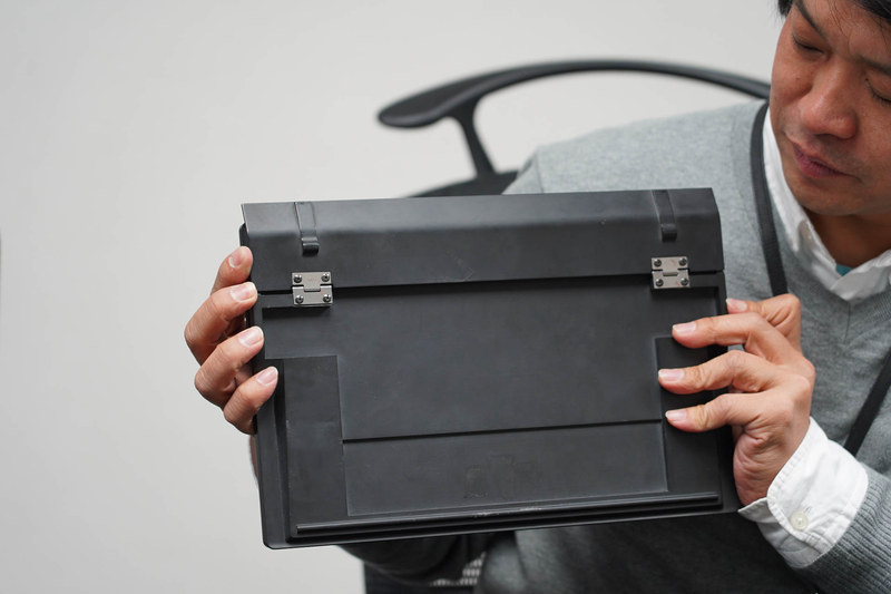 さまざまな試作機。ちょっとSurfaceぽいものもあったりと試行錯誤の段階が見て取れる