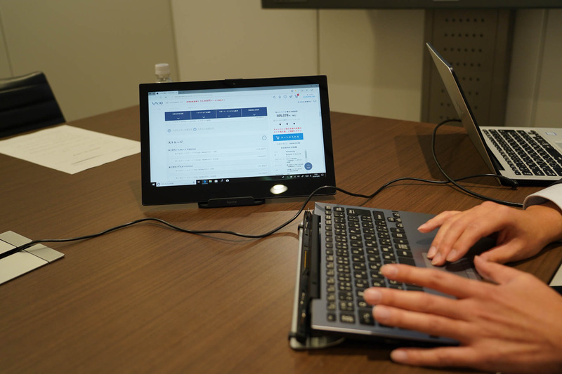 本体を分離していてもキーボードは無線キーボードとして利用できる