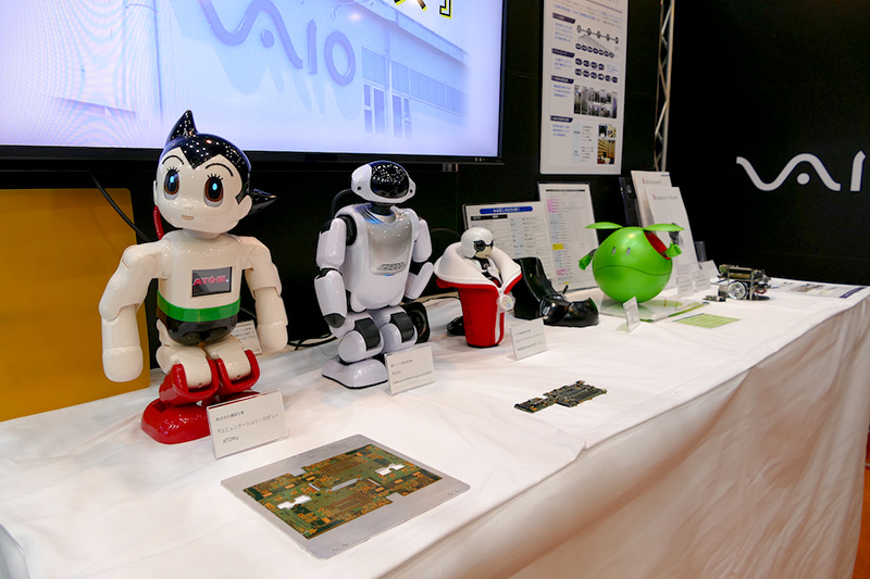 EMSとしてVAIOが製造している各社のロボット