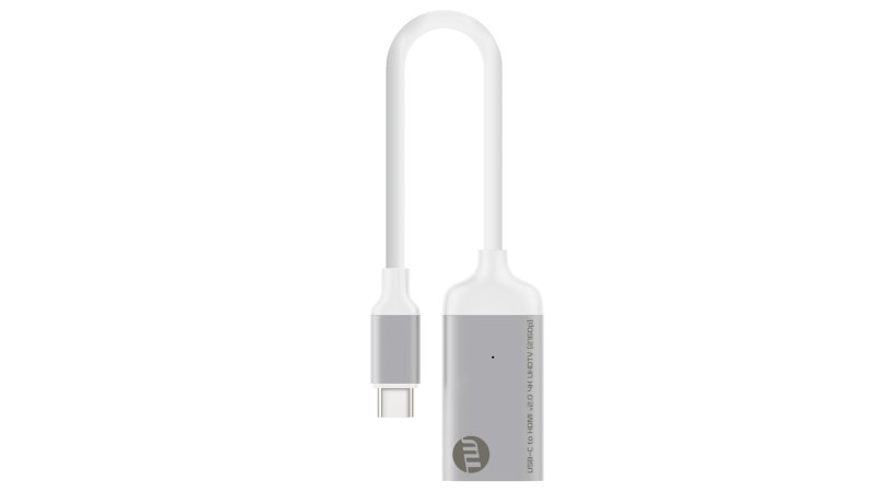 USB-C to HDMI  v2.0 4K UHDTV変換アダプタ(シルバー)