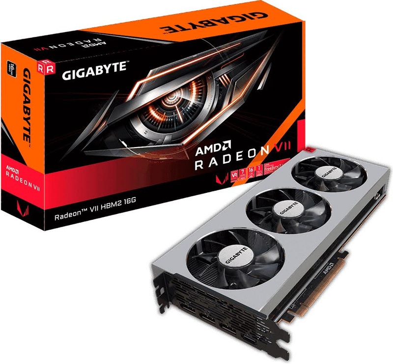 GIGABYTEのRadeon VIIカード