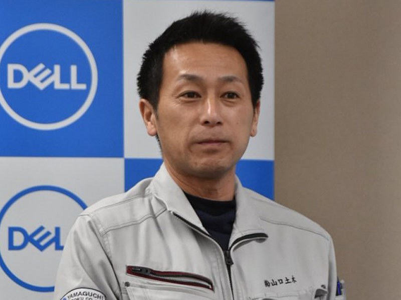 株式会社山口土木の松尾泰晴氏(取締役 統括技術部長兼総務部長)