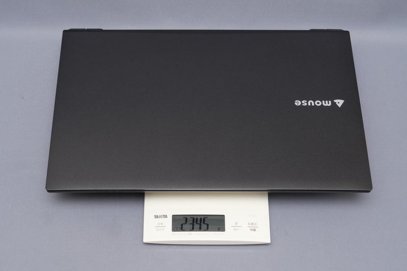 重量は実測で2,345gだった