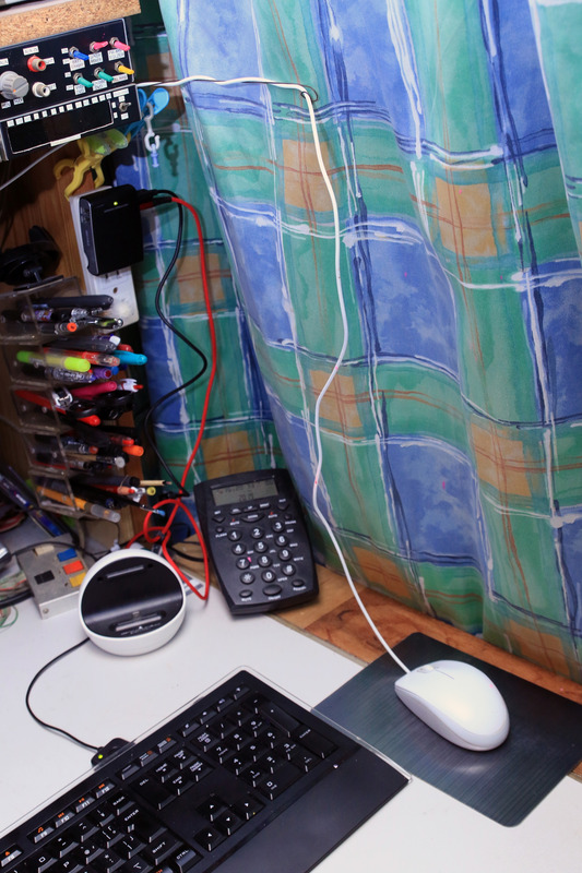 「無線風有線マウス」