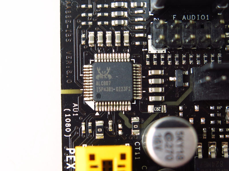 Realtek製のオーディオコーデック「ALC887」