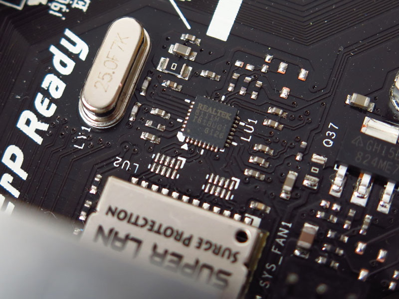 Realtek製のネットワークコントローラ「RTL8111H」