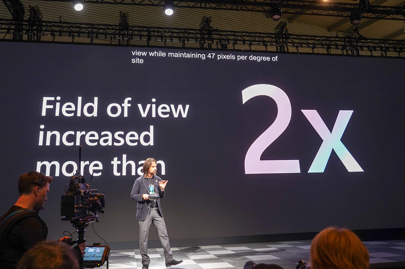 解像度と視野角が2倍に