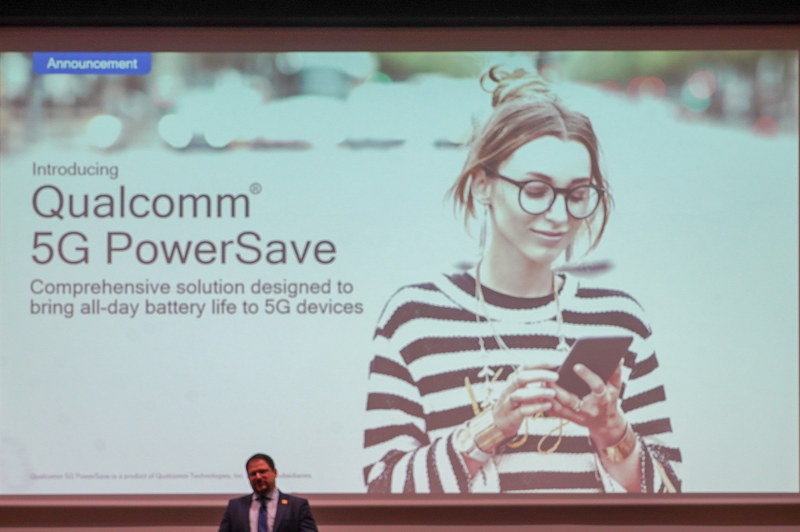 5G PowerSaveという機能を実装し、5Gモデムでも4Gと変わらないレベルの平均消費電力を実現