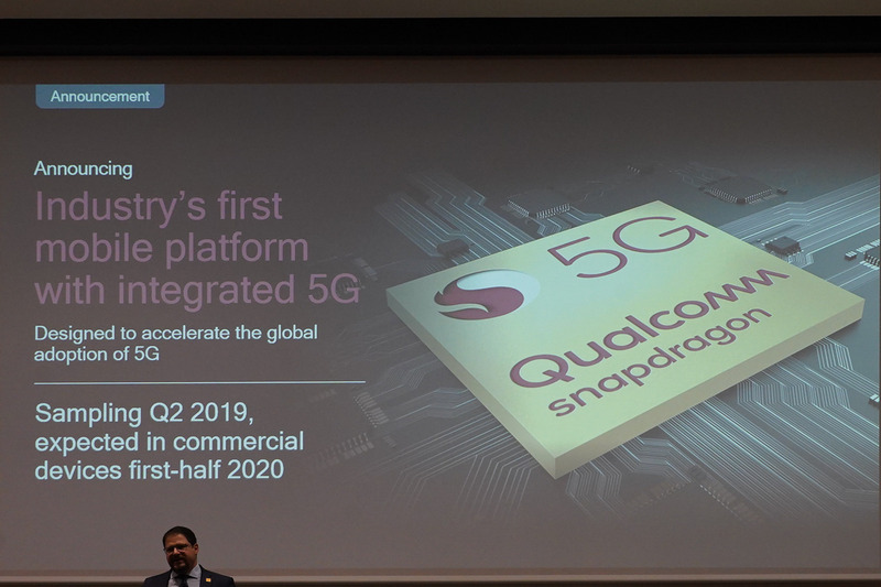 5GモデムをSoCに統合した製品は第2四半期にサンプル出荷を開始、2020年に出荷される商用製品に採用予定