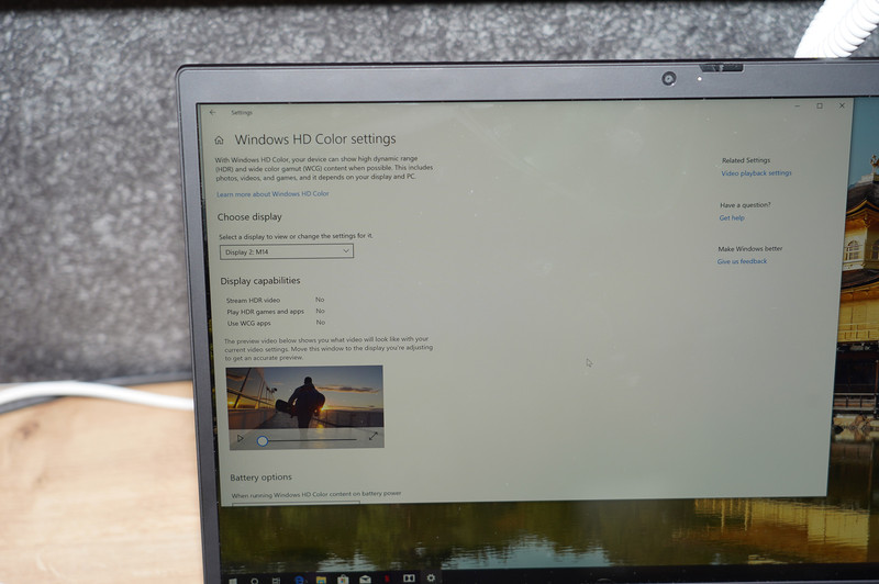 HDR関連は未対応