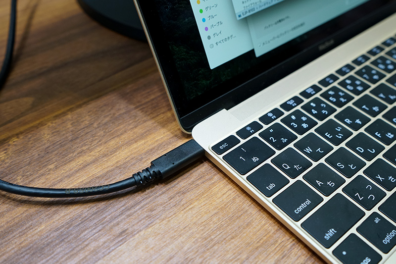 Type-Cだけで接続