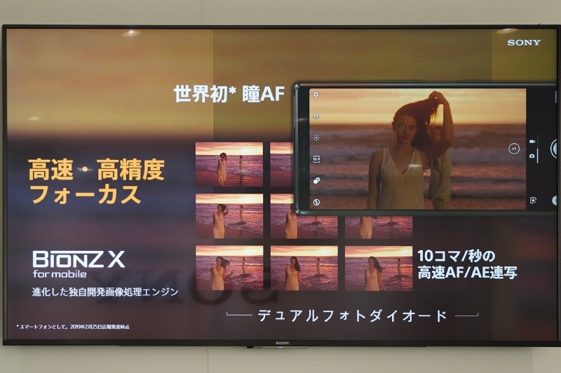 瞳AF機能が追加されている