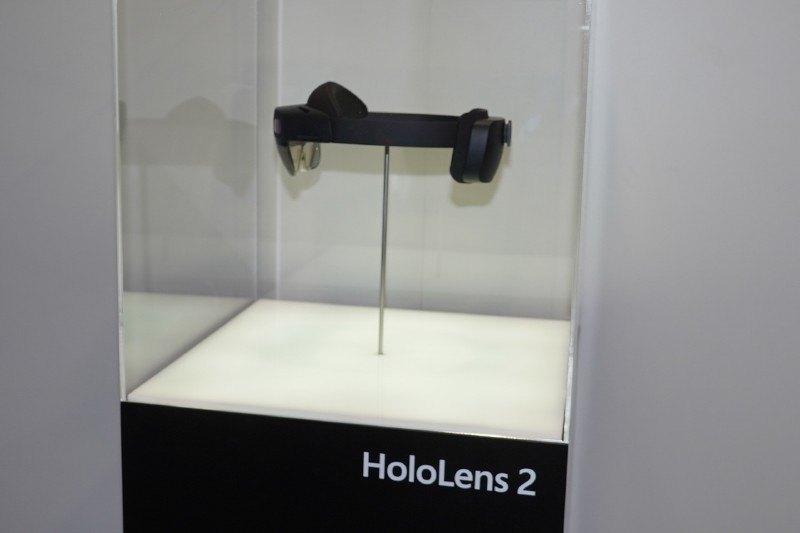 展示されていたHoloLens 2