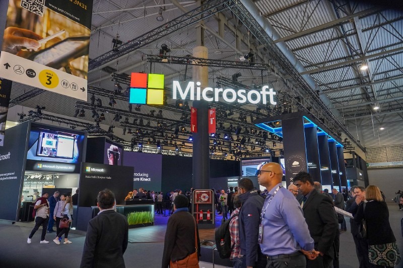 MWCのMicrosoftブース