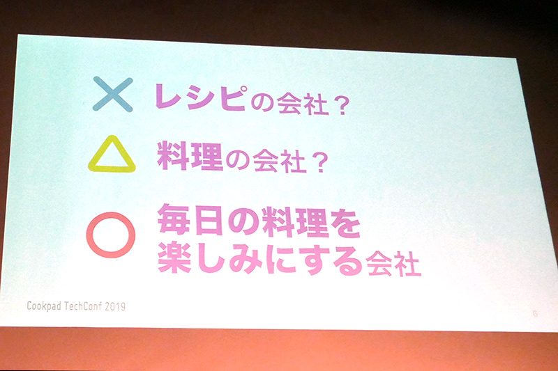 クックパッドは「毎日の料理を楽しみにする会社」だという