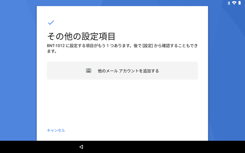 そのほかの設定項目(キャンセル)
