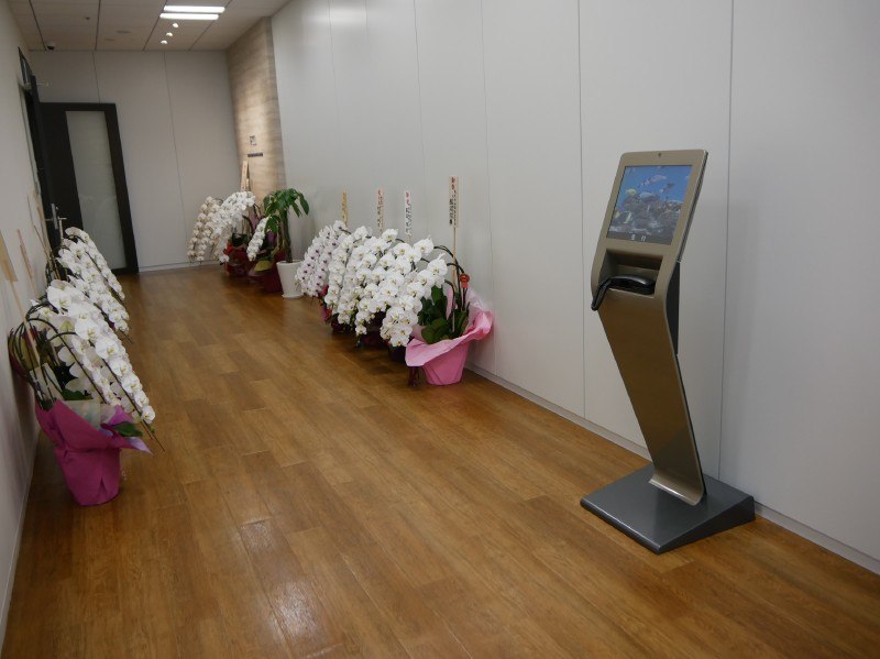 東京オフィスの受付の様子