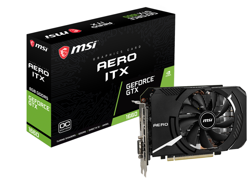 GeForce GTX 1660 AERO ITX 6G OC
