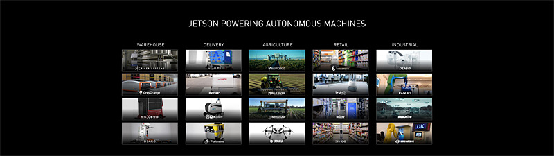 Jetsonがロボットに浸透している