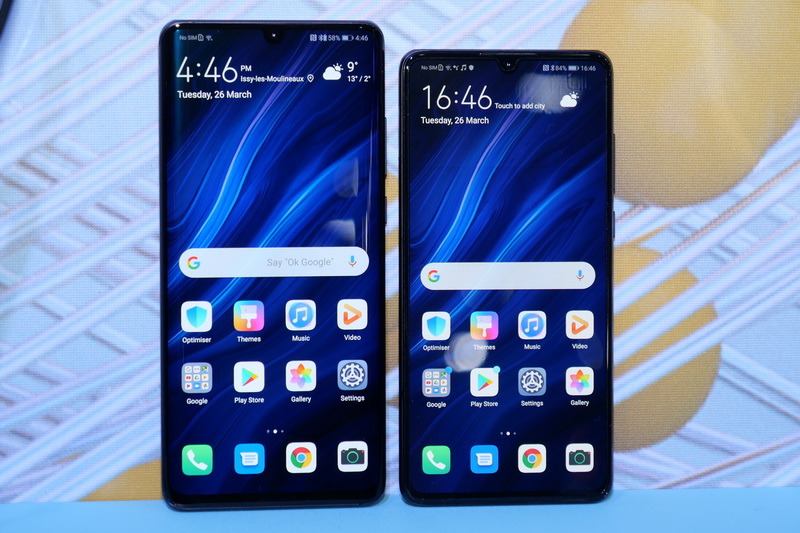 左がP30 Pro、右がP30