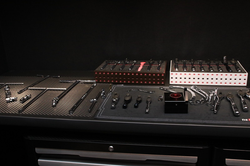 KTCのなかでも最高級ブランドのneprosシリーズの工具。輝きが違う!